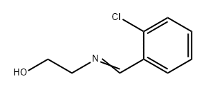 Ethanol, 2-[[(2-chlorophenyl)methylene]amino]- Structure