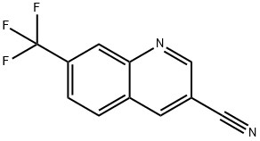 7-(Trifluoromethyl)quinoline-3-carbonitrile 化学構造式