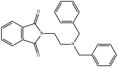 N-(2-二苄基氨基乙基)-邻苯二甲酰亚胺, 71121-94-3, 结构式