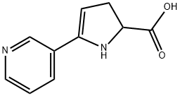 1H-Pyrrole-2-carboxylic acid, 2,3-dihydro-5-(3-pyridinyl)- Struktur