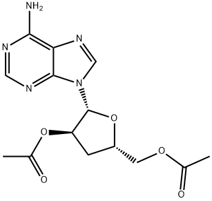 Adenosine, 3'-deoxy-, 2',5'-diacetate