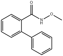 N-methoxy-[1,1'-biphenyl]-2-carboxamide 结构式