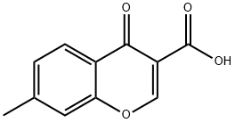4H-1-Benzopyran-3-carboxylic acid, 7-methyl-4-oxo- Struktur
