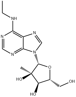 N6-Ethyl-2'-C-methyladenosine Structure