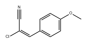 2-Propenenitrile, 2-chloro-3-(4-methoxyphenyl)-, (2E)-