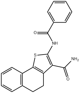 717871-12-0 2-benzamido-4,5-dihydrobenzo[g][1]benzothiole-3-carboxamide