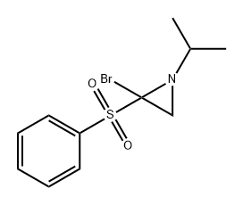 Aziridine, 2-bromo-1-(1-methylethyl)-2-(phenylsulfonyl)- Structure