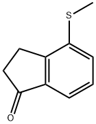 1H-Inden-1-one, 2,3-dihydro-4-(methylthio)- 结构式