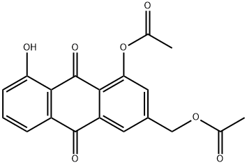 1,3-Diacetyl Aloe-emodin Struktur