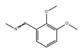 Methanamine, N-[(2,3-dimethoxyphenyl)methylene]- 化学構造式