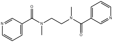 3-Pyridinecarboxamide, N,N'-1,2-ethanediylbis[N-methyl-