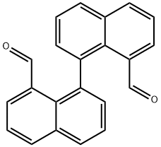 1,1'-联萘]-8,8'-二甲醛 结构式