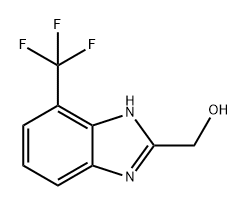 1H-Benzimidazole-2-methanol, 7-(trifluoromethyl)- Structure