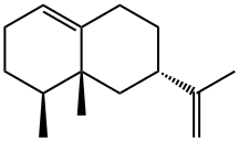 Naphthalene, 1,2,3,5,6,7,8,8a-octahydro-1,8a-dimethyl-7-(1-methylethenyl)-, (1S,7S,8aR)- Struktur