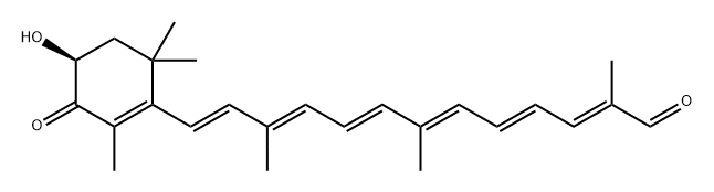 2,4,6,8,10,12-Tridecahexaenal, 13-[(4S)-4-hydroxy-2,6,6-trimethyl-3-oxo-1-cyclohexen-1-yl]-2,7,11-trimethyl-, (2E,4E,6E,8E,10E,12E)-