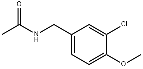 Acetamide, N-[(3-chloro-4-methoxyphenyl)methyl]- Structure