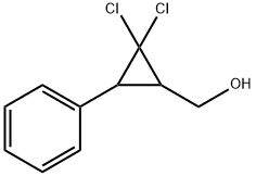 Cyclopropanemethanol, 2,2-dichloro-3-phenyl- 化学構造式