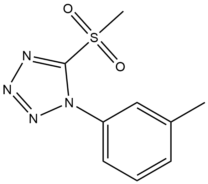 5-(Methylsulfonyl)-1-(m-tolyl)-1H-tetrazole Structure