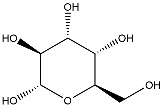 α-D-アルトロピラノース 化学構造式