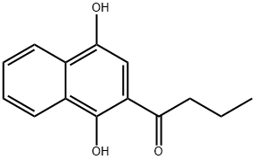 1-Butanone, 1-(1,4-dihydroxy-2-naphthalenyl)-