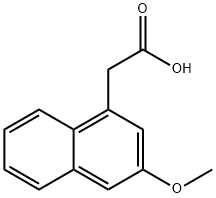 1-Naphthaleneacetic acid, 3-methoxy- 结构式