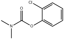 Carbamic acid, N,N-dimethyl-, 2-chlorophenyl ester Structure