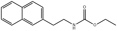 Carbamic acid, N-[2-(2-naphthalenyl)ethyl]-, ethyl ester Structure