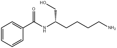 Benzamide, N-[(1S)-5-amino-1-(hydroxymethyl)pentyl]- 结构式