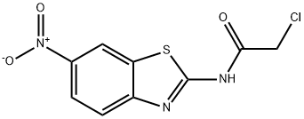 Acetamide, 2-chloro-N-(6-nitro-2-benzothiazolyl)- 结构式