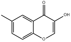 4H-1-Benzopyran-4-one, 3-hydroxy-6-methyl- Struktur