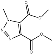 1H-1,2,3-Triazole-4,5-dicarboxylic acid, 1-methyl-, 4,5-dimethyl ester,73500-07-9,结构式