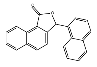 Naphtho[1,2-c]furan-1(3H)-one, 3-(1-naphthalenyl)-,73540-67-7,结构式