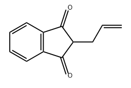 2-烯丙基-1H-茚-1,3(2H)-二酮,73583-77-4,结构式