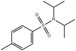 Benzenesulfonamide, 4-methyl-N,N-bis(1-methylethyl)- Struktur