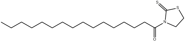 1-Hexadecanone, 1-(2-thioxo-3-thiazolidinyl)-