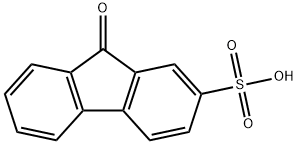 9H-Fluorene-2-sulfonic acid, 9-oxo- Structure