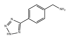 Benzenemethanamine, 4-(2H-tetrazol-5-yl)-,740780-18-1,结构式