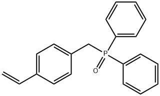 Phosphine oxide, [(4-ethenylphenyl)methyl]diphenyl- Struktur