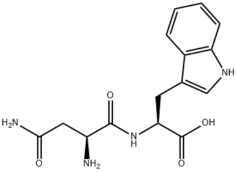 L-Tryptophan, L-asparaginyl- Structure