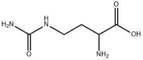 BUTANOIC ACID, 2-AMINO-4-[(AMINOCARBONYL)AMINO]-,7419-40-1,结构式