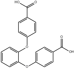 1,2-bis-(4-carboxyphenoxy) benzene Structure