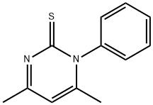 2(1H)-Pyrimidinethione, 4,6-dimethyl-1-phenyl-