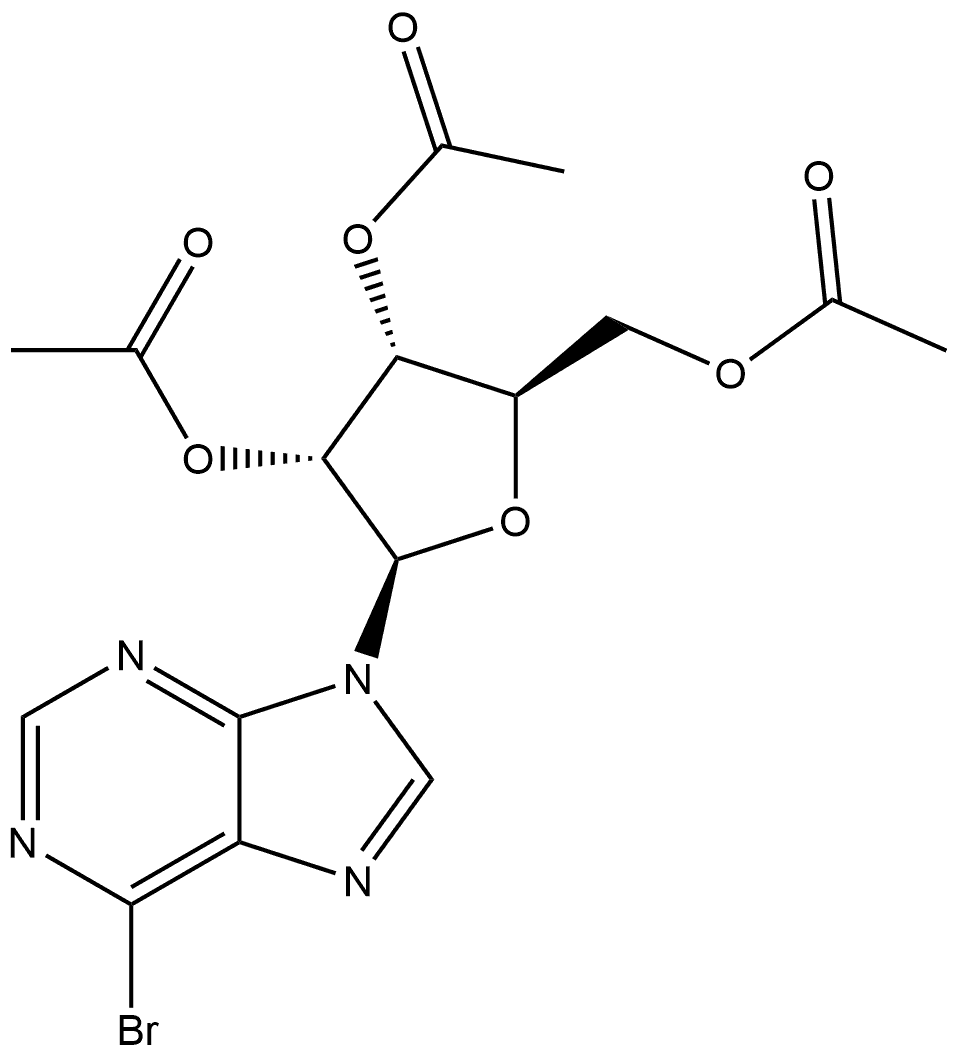 9H-Purine, 6-bromo-9-(2,3,5-tri-O-acetyl-β-D-ribofuranosyl)-