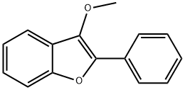 3-甲氧基-2-苯基苯并呋喃, 74552-62-8, 结构式