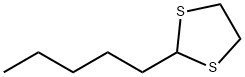 正己醛乙二硫醇缩醛 结构式
