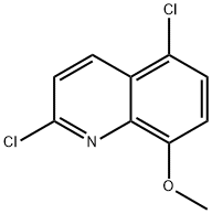 2,5-二氯-8-甲氧基喹啉 结构式