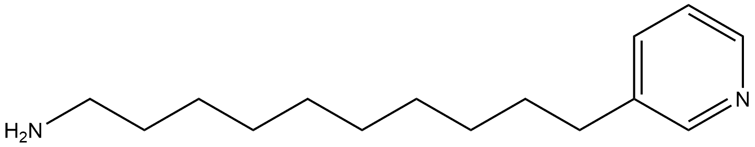 3-Pyridinedecanamine Structure