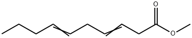 3,6-Decadienoic acid methyl ester Struktur