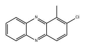 Phenazine, 2-chloro-1-methyl- 结构式