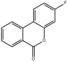 6H-Dibenzo[b,d]pyran-6-one, 3-fluoro- 结构式
